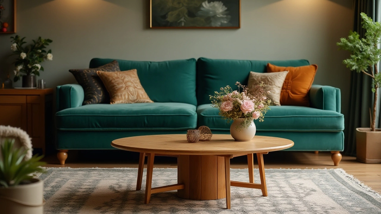 How to Style Your Sofa with a Round Coffee Table: Design Tips and Tricks