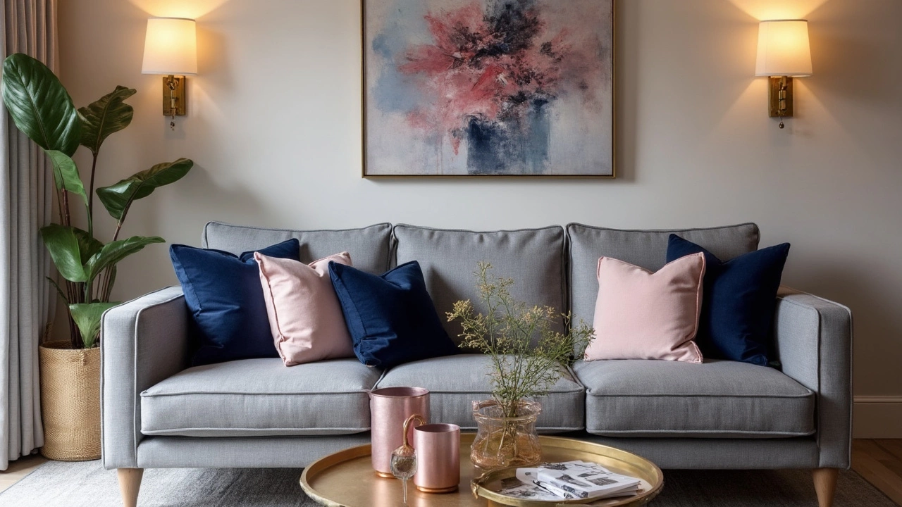 What Colors Go Best with a Gray Couch?