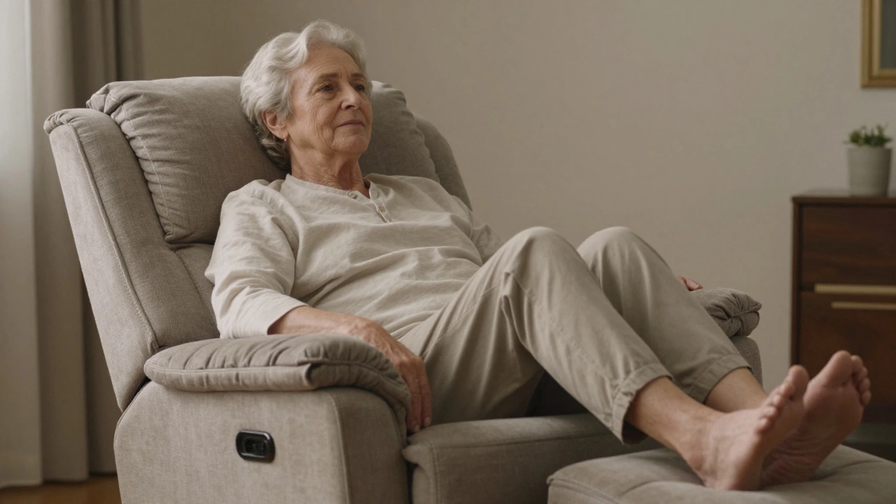 What Two Positions Are Not Recommended for the Elderly While in Bed?