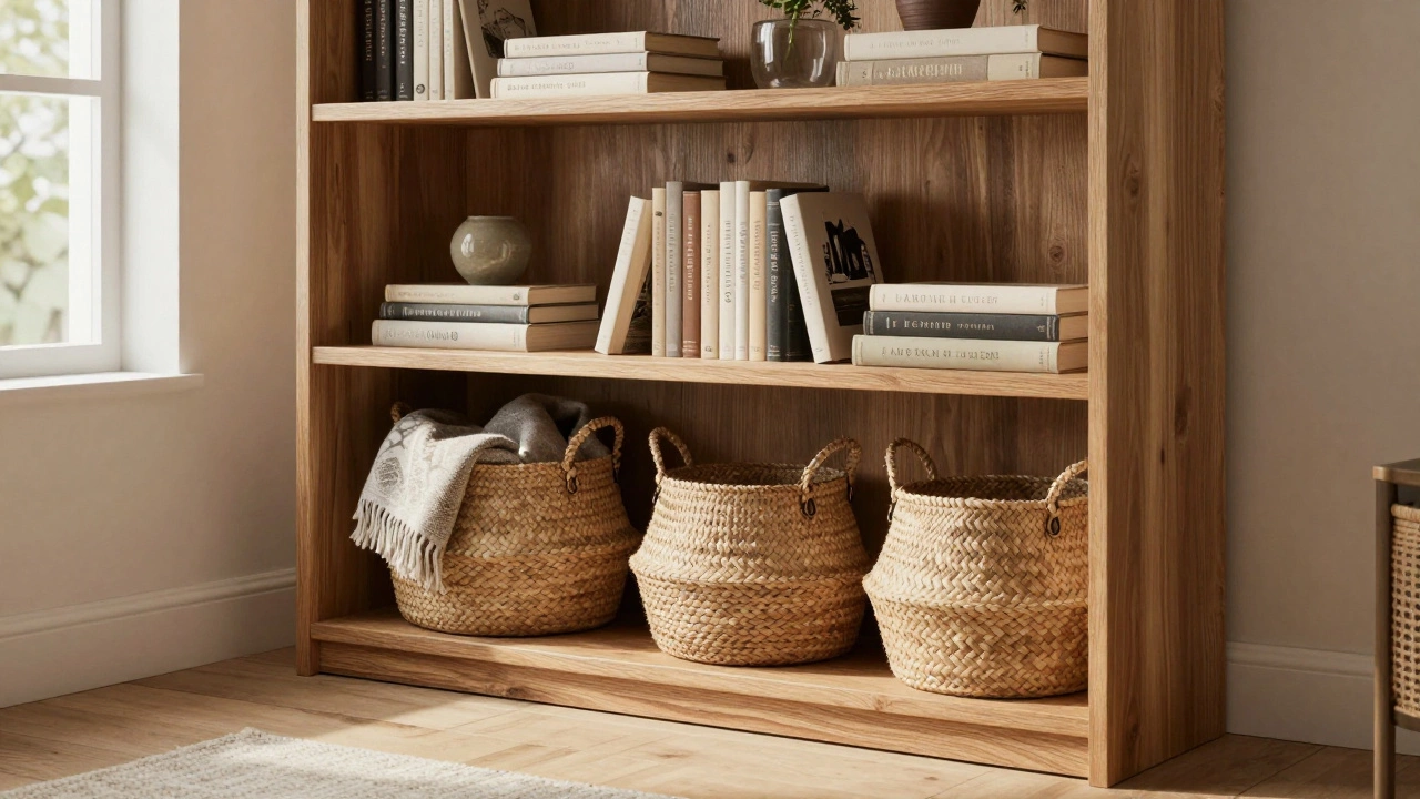 What to Put on the Bottom Shelf of a Bookcase: Smart Storage Ideas