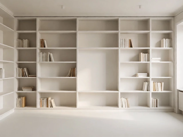 Built-in Bookcases vs. Wall Color: Match or Contrast?